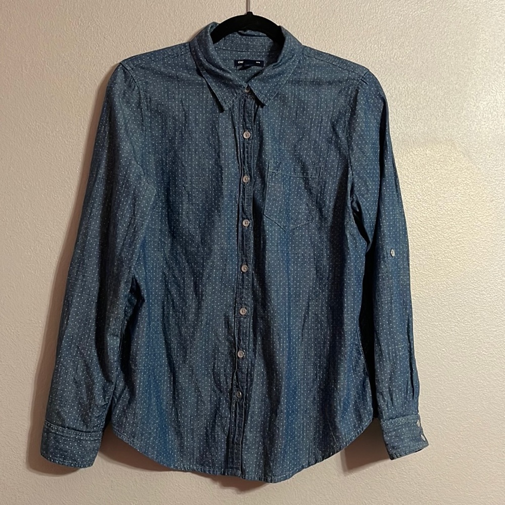Gap Denim Button Down M Medium